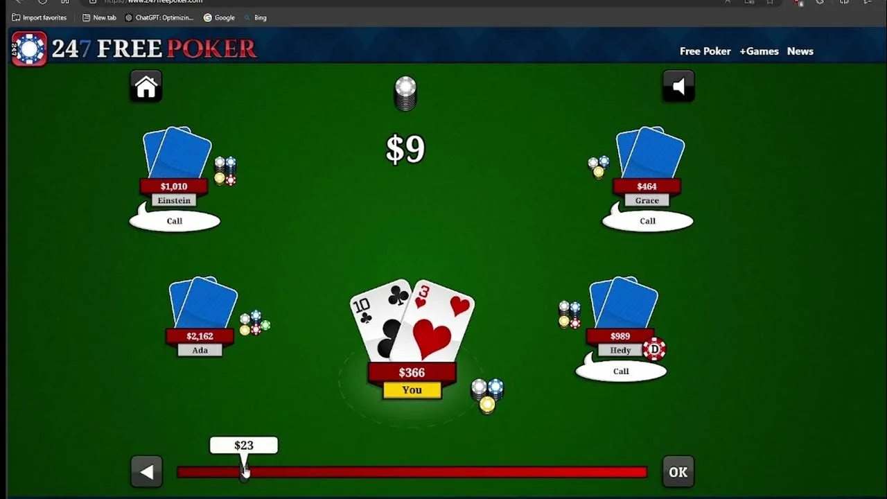 Strip poker game